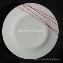 chinese ceramic plate,standard dinner plate size,high grade porcelain plate